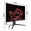 Monitor MSI G27CQ4P E2 27" 2560x1440px 170Hz 1 ms [MPRT] Curved Przeznaczenie Dla gracza