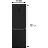 Lodówka MPM-357-FF-49 No Frost 185cm Czarna Kolor producenta Czarny