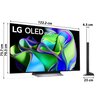 Telewizor LG 55C32LA EVO 55" OLED 4K 100Hz Dolby Atmos Dolby Vision HDMI 2.1 Smart TV Tak