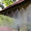 Ogrodowa kurtyna wodna SASKA GARDEN Głowice miedziane 10m Kolor Czarny