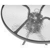 Zestaw mebli ogrodowych SASKA GARDEN 1032757 Ciemnoszary Materiał Poliester