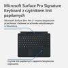 Klawiatura MICROSOFT Surface Signature Pro Czarny Typ klawiatury Mechaniczna