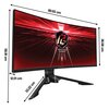 Monitor ASROCK Phantom Gaming PG34WQ15R3A 34" 3440x1440px 165Hz 1 ms [MPRT] Curved Przeznaczenie Dla gracza