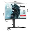 Monitor IIYAMA G-Master GB2470HSU-B5 23.8" 1920x1080px IPS 165Hz 0.8 ms [MPRT] Przeznaczenie Dla gracza