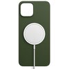 Etui 3MK Hardy Silicone MagCase do Apple iPhone 13 Zielony Materiał Silikon