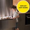 Lodówka HAIER HTR5720ENMG No frost 200.6cm Srebrna Położenie zamrażarki Na dole