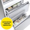 Lodówka HAIER HTR5720ENMG No frost 200.6cm Srebrna Kolor / wykończenie boków Srebrny