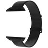 Pasek PURO Nylon Sport do Apple Watch (44/45/46/49mm) Czarny Materiał Nylon