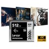 Karta pamięci LEXAR Pro 3500X CFast 512GB Pojemność [GB] 512