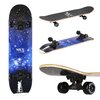 Deskorolka NILS EXTREME CR3108SA Space Star Kolor Czarno-niebiesko-białe