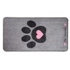 Mata dla psa PET REBELLION Serce 57 x 110 cm Szaro-czarny Rodzaj Absorbująca