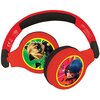 Słuchawki nauszne LEXIBOOK Miraculous 2 w 1 Czerwony Transmisja bezprzewodowa Bluetooth