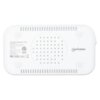 Białe urządzenie z otworami wentylacyjnymi i logo "manhattan" na powierzchni. Widoczny tekst: "16-Port USB Charging Station - 120 W", "Model: 180856", "Input: 100-240V, 2.5A, 50-60 Hz", "USB-C PD 60 W per port output", "USB-A 5V/2.4A", "Total 5V/12A", "Ma