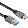 Kabel USB-A - USB-C ART QC3.0 15W 3A 2m Czarno-srebrny Długość [m] 2