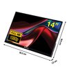 Monitor VERBATIM PMT-14 14" 1920x1080px IPS Przeznaczenie Do domu i biura