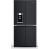 Lodówka WHIRLPOOL WQ9IFO1BX No frost 187.6cm Czarna Podajnik wody Kostkarka