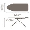 Deska do prasowania BRABANTIA 138980 Titan Oval C 124 x 45 cm Rodzaj produktu Deska do prasowania
