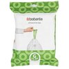 Worki na śmieci BRABANTIA PerfectFit Fin Bags 23-30L (40 sztuk) Zielony