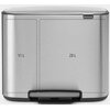 Kosz na śmieci BRABANTIA Bo 121241 34L Inox Rodzaj wykończenia Mat