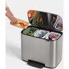 Kosz na śmieci BRABANTIA Bo 121128 3 x 11L Inox Materiał Stal nierdzewna