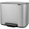 Kosz na śmieci BRABANTIA Bo 121128 3 x 11L Inox Pojemność [l] 33