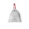 Worki na śmieci BRABANTIA 25L (20 sztuk) Biały Funkcje Z taśmą