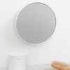 Lustro BRABANTIA MindSet 303463 średnica 20.4 cm Biały Przeznaczenie Do łazienki