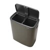 Kosz na śmieci BRABANTIA 221521 Bo Touch Bin 60 L Platynowy Liczba komór 2