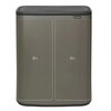 Kosz na śmieci BRABANTIA 221521 Bo Touch Bin 60 L Platynowy Materiał Stal nierdzewna