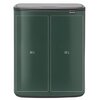 Kosz na śmieci uchylny BRABANTIA Bo Touch 304224 do segregacji, System Soft Touch, dwa wyjmowane wiadra 60L Zielony Materiał Tworzywo sztuczne