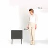 Kosz na śmieci uchylny BRABANTIA 304163 Bo Touch System Soft Touch, zatrzaskiwane nogi, regulowane stopki 36L Zielony Mechanizm otwierania Soft Touch