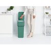 Kosz na śmieci do segregacji BRABANTIA Sort & Go 251023 uchylny, szybkie opróżnianie, niezamykająca pokrywa 40L Zielony Typ Uchylny