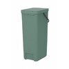Kosz na śmieci do segregacji BRABANTIA Sort & Go 251023 uchylny, szybkie opróżnianie, niezamykająca pokrywa 40L Zielony Materiał Tworzywo sztuczne