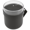 Zestaw lunchowy BRABANTIA 206665 Make & Take (2 szt.) Ciemnoszary Pojemność [ml] 1100