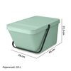 Kosz na śmieci do segregacji BRABANTIA Sort & Go Stackable 277764 łatwy dostęp, przenośny, plastik przenośny 20L Automatyczny Nie