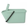 Kosz na śmieci do segregacji BRABANTIA Sort & Go Stackable 277764 łatwy dostęp, przenośny, plastik przenośny 20L Materiał Tworzywo sztuczne