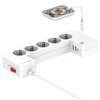 Listwa LDNIO SN5310W (2 m) Biały Wyłącznik Tak