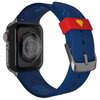 Pasek MOBY FOX DC Comics Superman Tactical do Apple Watch (38/40/41/42/44/45/49mm) Niebieski Kolor Wzór (Superman)