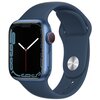 U APPLE Watch 7 GPS + Cellular 41mm koperta z aluminium (błękitna toń) + pasek sportowy (błękitna toń)