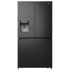 Lodówka HISENSE RQ760N4AFF Side by side No frost 178.5cm Czarna Podajnik wody Kostkarka
