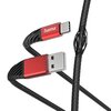 Kabel USB - USB-C HAMA Extreme 1.5 m Czarno-czerwony