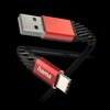 Kabel USB - USB-C HAMA Extreme 1.5 m Czarno-czerwony Rodzaj Kabel