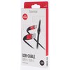 Kabel USB - USB-C HAMA Extreme 1.5 m Czarno-czerwony Długość [m] 1.5