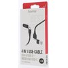 Kabel USB/USB-C - Micro USB/USB-C HAMA 4w1 1 m Czarny Długość [m] 1