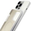 Etui 3MK Hardy Silicone MagCase do Apple iPhone 13 Pro Srebrno-biały Dominujący kolor Srebrno-biały