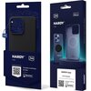 Opakowanie etui 3MK Hardy Silicone MagCase do Apple iPhone 13 Pro w kolorze szaro-czarnym, z widocznym logo 3mk oraz napisami "HARDY Case" i "Durability confirmed by tests". Na opakowaniu znajdują się również kody QR oraz oznaczenie "Absorber© DROP TEST C