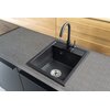 Zlewozmywak ICEBERG Uno ZZB14103BM Czarny + bateria stojąca Minimalna szerokość podbudowy 40 cm