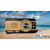 Radio ELTRA Sahara WB-1 Solarne Przenośne Czarno-beżowe Radio Analogowe