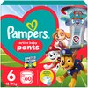 Pieluchomajtki PAMPERS Pants Psi Patrol 6 (60 szt.)