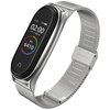 U Pasek TECH-PROTECT MilaneseBand do Xiaomi Mi Band 5/6/6 NFC Srebrny